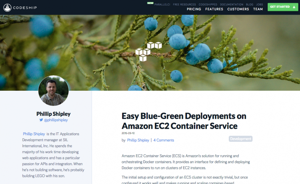 Easy Blue-Green Deployments On Amazon EC2 Container Service