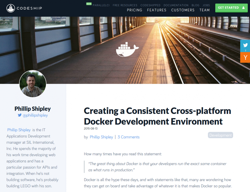 Creating A Consistent Cross-platform Docker Development Environment